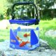 thumbnail image 3 of Cubo de pesca plegable, contenedor de agua, bolsa de pesca plegable portátil, 22 cm, azul, 3 of 5