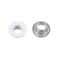thumbnail image 4 of 200set Grommets Kit Metal Eyelets 4mm Grommet Tool for Shoes Clothes Belt Bag DIY Project, White, 4 of 7