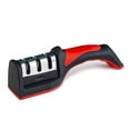 thumbnail image 4 of Afilador de cuchillos de Cocina ANGGREK Fondo Antideslizante Rojo y Negro, 4 of 8