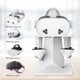thumbnail image 2 of Compatible con el soporte para cascos de realidad virtual Meta Quest 3 y 3S: estación de montaje ajustable con diseño que ahorra espacio, soporte 3S para accesorios de realidad virtual, 2 of 8