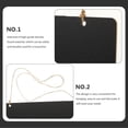 thumbnail image 5 of Tableau Mural Suspendu Panneau Mémo Double Face Tableau de Message de Porte Tableau Noir Suspendu, 5 of 5