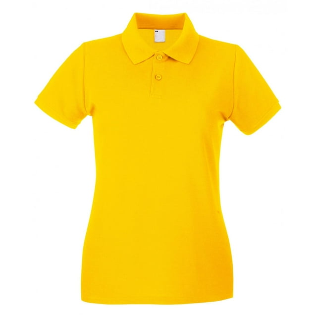 Fruit of the Loom Polo à Manches Courtes Coupe Féminine pour Femmes