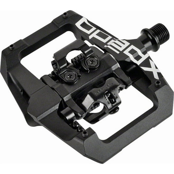 Xpedo GFX Dual Sided Clipless Platform Pedals 9/16" Chromoly Axle Aluminum Black