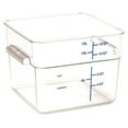 thumbnail image 3 of Carlisle 1195407 Squares 12-Quart Polycarbonate Food Storage Container - Clear, 3 of 4