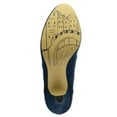 thumbnail image 4 of BELLA VITA Womens Blue Buckle Accent Padded Troy Ii Almond Toe Zip-Up Heeled Boots 10 WW, 4 of 4