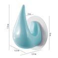 thumbnail image 2 of Punch-Free Adhesive Hooks Entryway Decorative Key Hooks for Key Chain Handbag Towels, 2 of 2