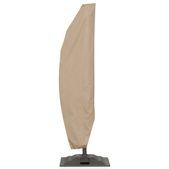 NEH Umbrella Cover for Protective Storage 10' Ft Hanging Umbrella Offset Tan Color