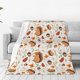 thumbnail image 1 of Balery Squirrel Manta de Felpa Suave y Acogedora – Cobija de Franela Aterciopelada para Cama, Lavable y Cálida para Sofá, Mascotas, Transpirable-60"x50", 1 of 7