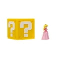thumbnail image 4 of Super Mario Bros Movie Mini Princess Peach Action Figure, with Question Block (1.25"), 4 of 9