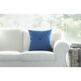 thumbnail image 4 of Phantoscope Farmhouse Button Series Outdoor Decorative Throw Pillow, 20" x 20", Blue, 2 Pack, 4 of 5