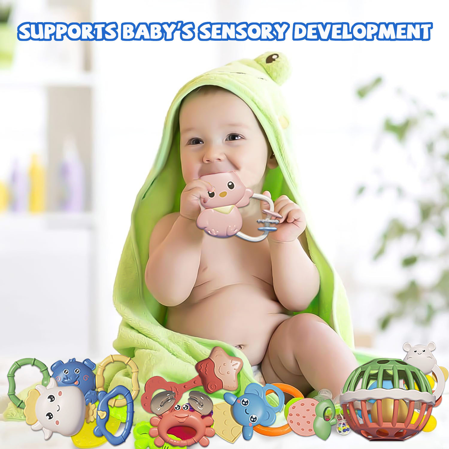 Sytle-Carry 15-Piece Baby Rattle and Teether Set photo 2