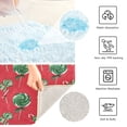 thumbnail image 6 of IAUYY Set of 2 Inch Bath Mat Thick Soft Plush Shower Mat TPR Backing Material Non Slip Bath Mats for Bathroom for Tub Shower Hotel Christmas Stick Cookies, 6 of 9