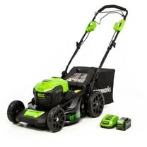 Greenworks Self-Propelled 21-inch Brushless Lawn Mower 40V with 5Ah Battery and Charger