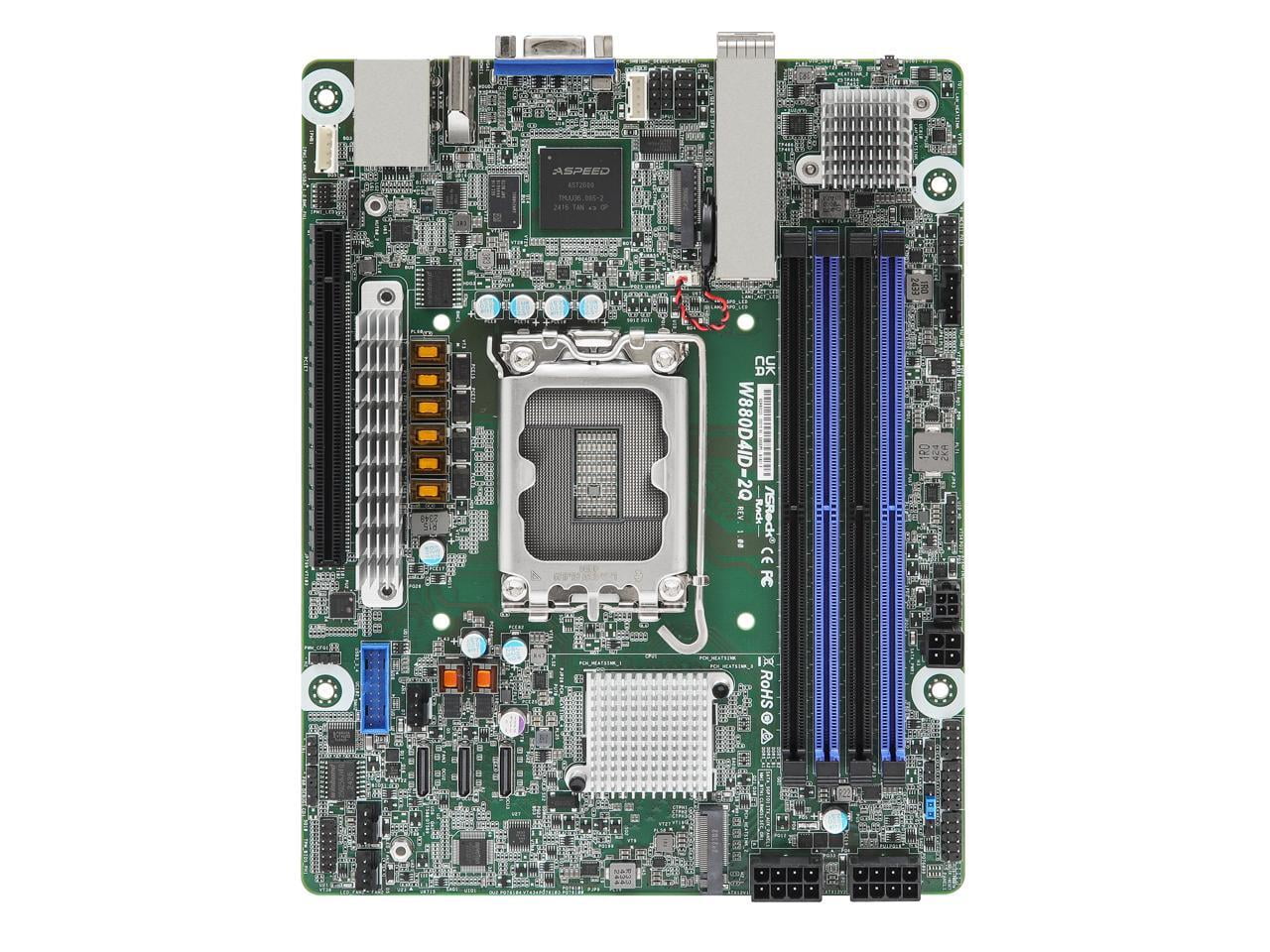 AsRock Rack ROMED4ID-2T Computer PC Upgrade, Proprietary Server