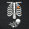 thumbnail image 5 of Women Halloween Sweatshirt X-Ray Skeleton Maternity Sweatshirt Funny Pregnancy Announcement Crewneck Pullover Tops, 5 of 10