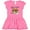 Raspberry with Polka Dots, variant on Inktastic Jesus is the Reason for the Season Christmas Nativity Gift Baby Girl Dress