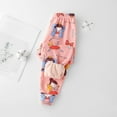thumbnail image 2 of Dlasu Big Girls' Cartoon Print Cute Pajama Pants Elastic Waist Children's Loose Winter Warm Cozy Sleep Pants, 2 of 5