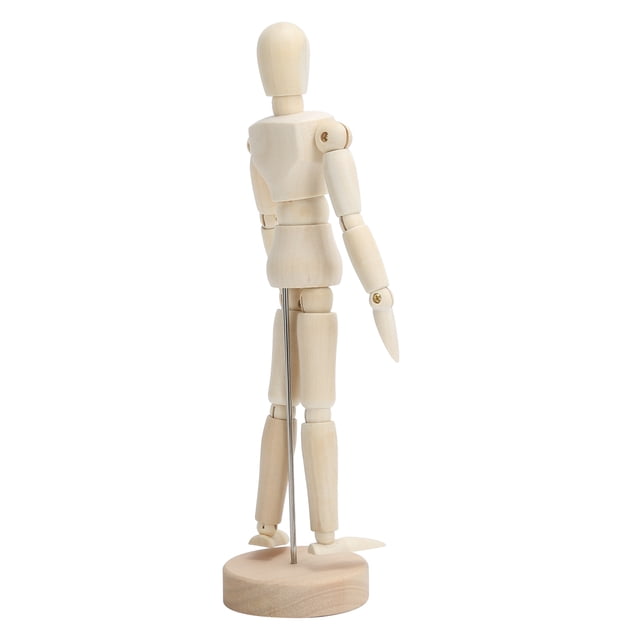 Wooden Mannequin, Strong And Stable Adjustable Human Models Effective With Brackets For House Warming Gifts For Artist