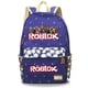 thumbnail image 2 of Roblox-mochila con estampado de dibujos animados circundantes para niños, mochila Floral para Campus, mochila escolar con cremallera de gran capacidad, 4, 2 of 3
