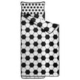 thumbnail image 2 of Soccer Ball Pattern Toddler Nap Mats for Kids Preschool,Sleeping Mat Bag or Kids,Toddler Sleeping Bag,Toddler Nap Mat or Daycare, 2 of 6