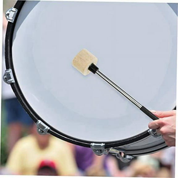 Bass Drum Mallet, Bass Drum Mallet Drumstick with Wool Felt ,Band Drum Mallet Marching Drum Mallet