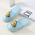 thumbnail image 5 of KYAIGUO 8PCS Kids Disposable Slippers Non Slip Indoor Slippers for 4-10y Cute Tiger Printing Closed Toe Spa Slippers for Hotel Travel, 5 of 8