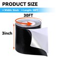 thumbnail image 2 of Toldo Repair Tape Tarpware RV, 3 x 9 m, negro, impermeable, 2 of 6