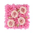 thumbnail image 3 of Fondo fotográfico con panel de flores artificiales, panel floral DIY para boda Rosa oscuro, 3 of 9