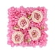 thumbnail image 3 of Fondo fotográfico con panel de flores artificiales, panel floral DIY para boda Rosa oscuro, 3 of 9