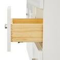 thumbnail image 2 of Ariel Hamlet 42 In. Left Offset Single Sink Base Cabinet In White, 2 of 9