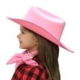 thumbnail image 6 of Aeromax Junior Cowboy Hat with Bandanna, Pink Sparkle, Youth, 6 of 8