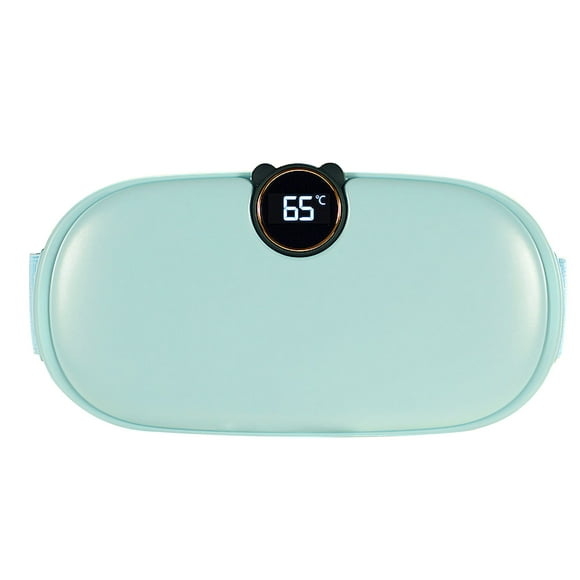 FYBTO Heating Belts Uterus Heating Massage Cramps Menstrual Stomachache Back Pain Portable Pads Green-090404