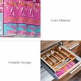 thumbnail image 6 of Placemats Set of 4, Happy 10th Birthday Woven Placemat, Linen Place Mats for Kitchen/Dining Tables, Pink Bows Balloons Cakes Polka Dot Washable Table Mats for Party, 6 of 8