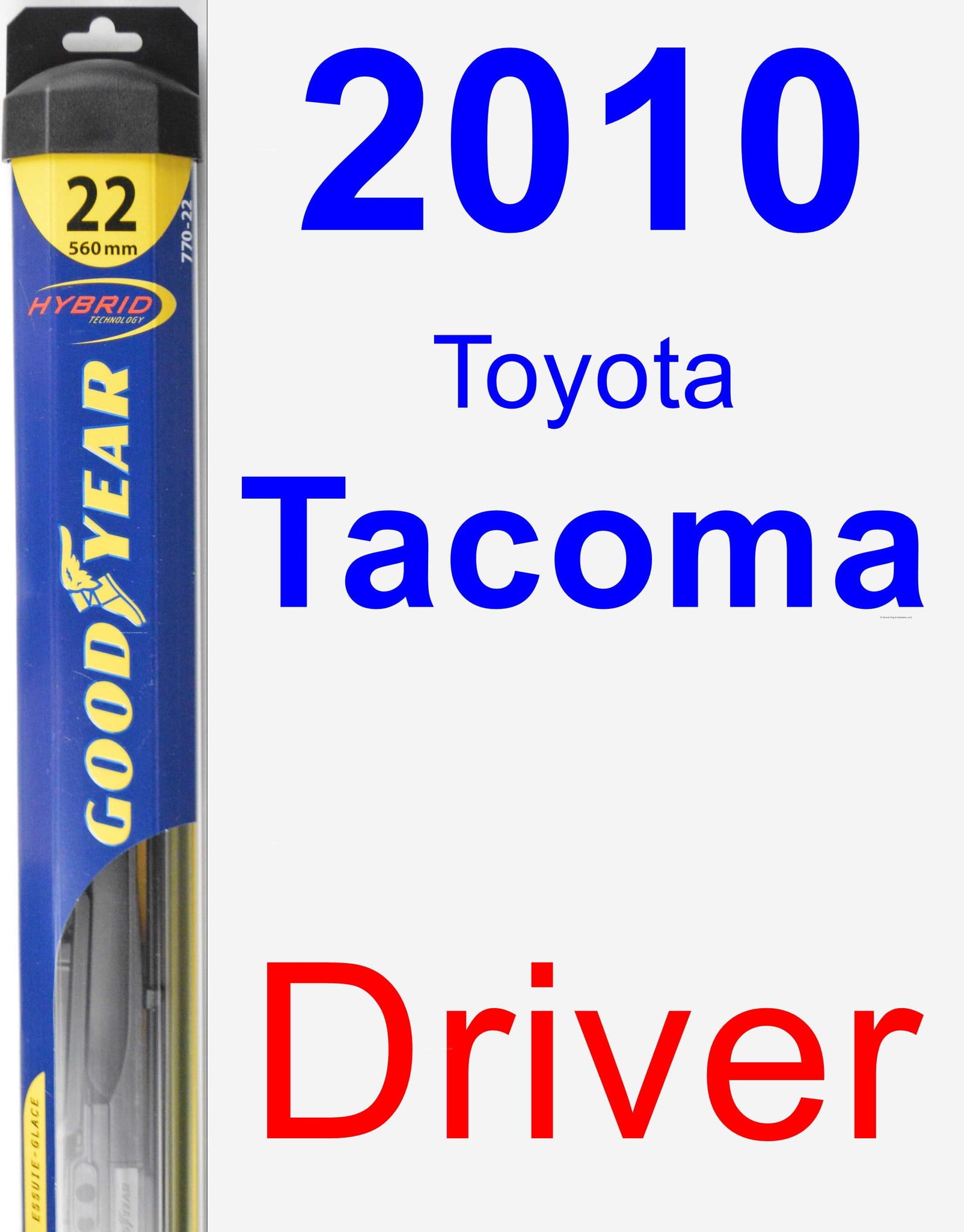 2010 tacoma wiper blade size deals