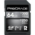 thumbnail image 2 of Prograde Digital 64GB SDXC UHS-II U3 Class 10 V90 Cobalt Memory Card, 2 of 2