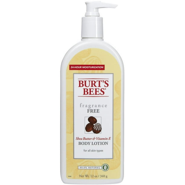 Burt's Bees Bees Shea Butter & Vitamin E Body Lotion, Fragrance Free 12