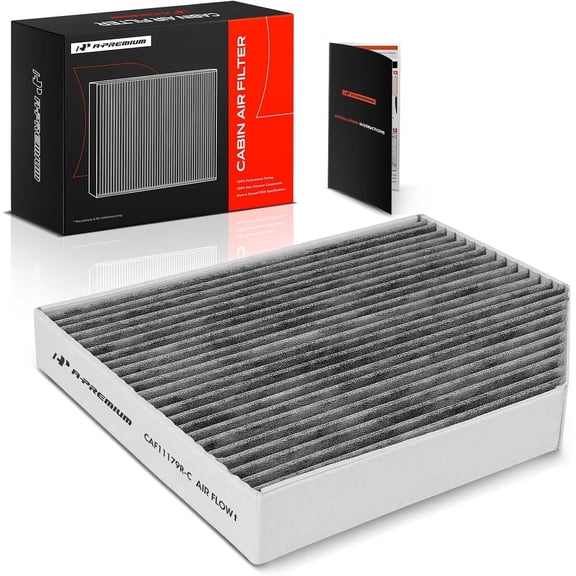 A-Premium Cabin Air Filter with Activated Carbon Compatible with Audi Q5 2009-2017, A4 Quattro 2009-2016, A5 Quattro 2008-2017, A4 2009-2016, S5 2008-2018, S4 2010-2016 & Porsche Macan 2015-2018