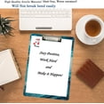 thumbnail image 2 of FMSHPON 3D Stylish Turquoise Marble Stone Clipboard Hardboard Wood Nursing Clip Board and Pull for Standard A4 Letter 13x9 inches, 2 of 6