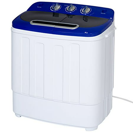 Best Choice Products Portable Compact Mini Twin Tub Washing Machine and Spin Cycle w/