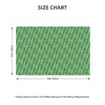 thumbnail image 4 of Placemats Set Of 4 / 6, Abstract Green Geometric Pattern Placemats For Dining Table Indoor/Outdoors Heat Resistant Washable Placemats 18" X 12", 4 of 8