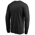 thumbnail image 3 of Men's Black New Jersey Devils Team Lockup Long Sleeve T-Shirt, 3 of 3