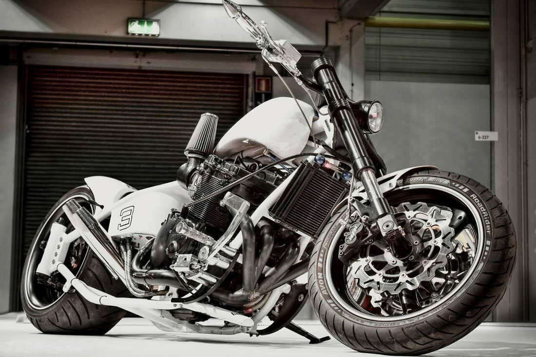 Suzuki Bandit 1200 Gsxr Chopper Beast On Wheeels- CANVAS OR FINE