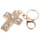 thumbnail image 1 of YSNOOWE Llavero Cruz Con Colgante De Rhinestones En Aleación Para De Y Llaves, 1 of 7