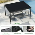 thumbnail image 6 of Grand Patio Outdoor 10x13 Aluminum Pergola with Adjustable Louvers and Integrated Drainage System, 6 of 8