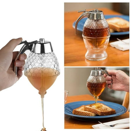 200ml Honey Dispenser Syrup Jar Dispenser Juices Honey