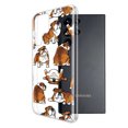 thumbnail image 2 of WIRESTER Transparent Soft Gel TPU Clear Case Slim Protective Cover for Samsung Galaxy S22 Ultra 6.8" 2022, English Bulldog Funny Playful Postures, 2 of 3