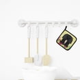 thumbnail image 3 of Caroline's Treasures Easter Eggs Pekingnese Black Pair of Pot Holders, 3 of 3