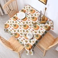 thumbnail image 2 of Happy Thanksgiving Day Square Tablecloth,Waterproof Square Table Cover,Wipeable Spillproof Washable Table Cover for Home Kitchen Party Decor 42"X42"(107x107cm), 2 of 6