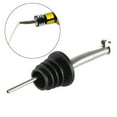thumbnail image 3 of 2Pcs Stainless Whisky Liquor Wine Pourer Stopper Bottle Spout Dispenser with Cap, 3 of 7