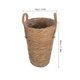 thumbnail image 5 of Maceta decorativa hecha a mano para guardar flores, maceta de paja tejida, 5 of 5